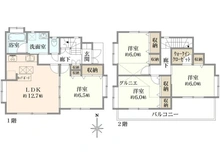 【千葉県/松戸市秋山】松戸市秋山／戸建 間取り図