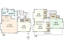 【千葉県/松戸市秋山】松戸市秋山／戸建 間取り図