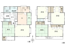 【千葉県/柏市あかね町】柏市あかね町／戸建 間取り図