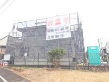 【千葉県/柏市大島田】柏市大島田／戸建 建築中の外観