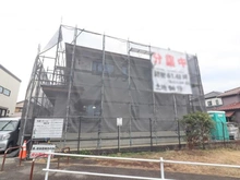 【千葉県/柏市大島田】柏市大島田／戸建 建築中の外観