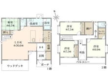 【千葉県/柏市大島田】柏市大島田／戸建 間取り図