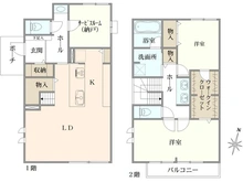 【千葉県/八千代市大和田新田】八千代市大和田新田　中古戸建 間取り図