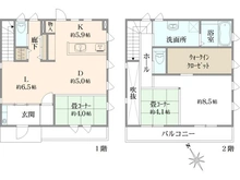 【千葉県/八千代市萱田】八千代市萱田　中古戸建 間取り図