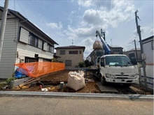 【千葉県/船橋市芝山】船橋市芝山五丁目　新築戸建1号棟 現地（建築前）：全2区画