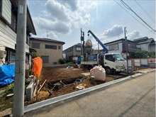 【千葉県/船橋市芝山】船橋市芝山五丁目　新築戸建1号棟 現地（建築前）：全2区画