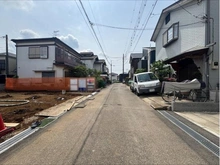 【千葉県/船橋市芝山】船橋市芝山五丁目　新築戸建1号棟 前面道路