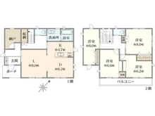 【千葉県/千葉市美浜区磯辺】千葉市美浜区磯辺3丁目　中古戸建 間取り図