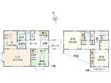 【千葉県/八千代市大和田】八千代市大和田　中古戸建 間取り図