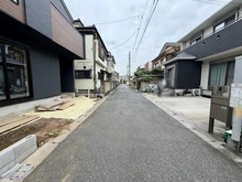 【千葉県/船橋市夏見】船橋市夏見四丁目　新築戸建 前面道路