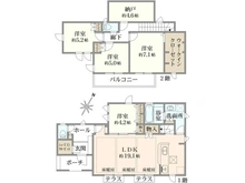 【千葉県/船橋市小室町】船橋市小室町　中古戸建 間取り図