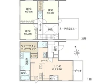 【千葉県/八千代市緑が丘西】八千代市緑が丘西5丁目　中古戸建 間取り図