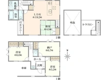 【千葉県/船橋市飯山満町】船橋市飯山満町3丁目　中古戸建 間取り図