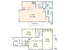 【千葉県/船橋市北本町】船橋市北本町2丁目　中古戸建 間取り図