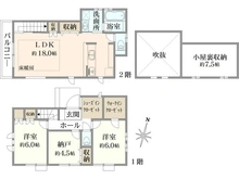 【東京都/練馬区大泉町】練馬区大泉町2丁目新築戸建 D棟 間取り図