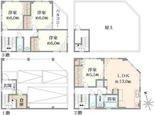 【東京都/江戸川区一之江】江戸川区一之江6丁目 戸建 間取り図