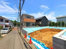 【神奈川県/川崎市麻生区高石】麻生区高石2丁目　新築戸建1号棟 現地（建築前）