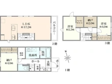 【東京都/豊島区南長崎】豊島区南長崎三丁目中古戸建て 間取り図