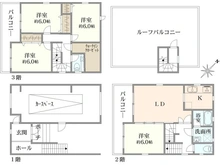 【東京都/江戸川区松江】江戸川区松江7丁目　中古戸建 間取り図
