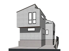 【東京都/世田谷区瀬田】世田谷区瀬田5丁目新築戸建　4号棟 完成予想図：図面を基に描き起したもので、実際とは多少異なる場合があります。