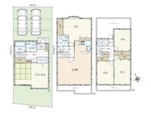 【東京都/港区三田】港区三田1丁目　中古戸建 間取り図
