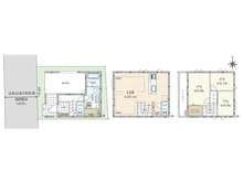 【東京都/新宿区四谷】新宿区四谷4丁目　新築戸建　B号棟 間取り図