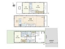 【東京都/台東区根岸】台東区根岸3丁目　新築戸建　2号棟 間取り図