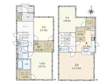 【神奈川県/横浜市保土ケ谷区仏向西】横浜市保土ヶ谷区仏向西　中古戸建 間取り図