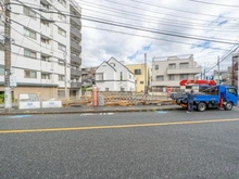【埼玉県/さいたま市浦和区高砂】さいたま市浦和区高砂4丁目新築戸建　A号棟 現地（建築前）：A号棟写真左