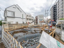 【埼玉県/さいたま市浦和区高砂】さいたま市浦和区高砂4丁目新築戸建　A号棟 現地（建築前）：A号棟写真手前