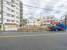 【埼玉県/さいたま市浦和区高砂】さいたま市浦和区高砂4丁目新築戸建　B号棟 現地（建築前）：B号棟写真中央
