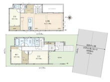 【東京都/世田谷区瀬田】世田谷区瀬田5丁目新築戸建　2号棟 間取り図