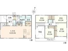 【東京都/町田市成瀬台】町田市成瀬台3丁目　新築戸建 間取り図