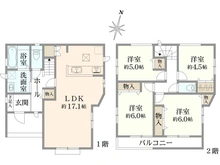 【神奈川県/秦野市北矢名】秦野市北矢名 新築戸建A号棟／全3棟 間取り図