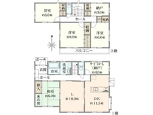 【神奈川県/大和市柳橋】大和市柳橋3丁目　戸建 間取り図