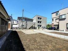 【東京都/町田市中町】町田市中町3丁目新築戸建　1号棟 現地（建築前）：全2棟　現地は左側です