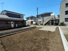 【東京都/町田市中町】町田市中町3丁目新築戸建　2号棟 建築中の外観：全2棟　現地は右側です