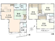 【神奈川県/相模原市南区相模台】相模原市南区相模台3丁目　中古戸建 間取り図