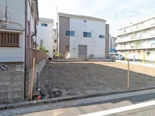 【神奈川県/横浜市鶴見区浜町】横浜市鶴見区浜町 新築戸建 1号棟/全2棟 現地（建築前）：１号棟/全２棟（左側）