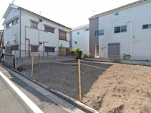 【神奈川県/横浜市鶴見区浜町】横浜市鶴見区浜町 新築戸建 1号棟/全2棟 現地（建築前）：１号棟/全２棟（左側）