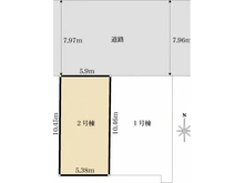 【神奈川県/横浜市鶴見区浜町】横浜市鶴見区浜町 新築戸建 2号棟/全2棟 区画図