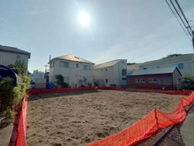 【神奈川県/茅ヶ崎市緑が浜】茅ヶ崎市緑が浜新築戸建　1号棟 現地（建築前）：全2区画（左側）