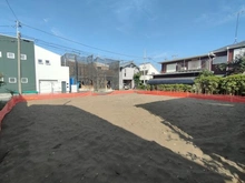 【神奈川県/茅ヶ崎市緑が浜】茅ヶ崎市緑が浜新築戸建　2号棟 現地（建築前）：全2区画（左側）