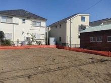 【神奈川県/茅ヶ崎市緑が浜】茅ヶ崎市緑が浜新築戸建　2号棟 現地（建築前）：全2区画（右側）