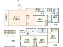 【神奈川県/川崎市幸区小向町】川崎市幸区小向町 新築戸建 B棟／全2棟 間取り図