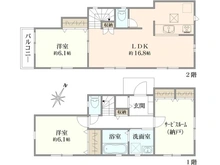 【神奈川県/相模原市南区上鶴間】相模原市南区上鶴間1丁目　新築戸建1号棟／全3棟 間取り図