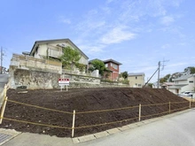 【神奈川県/相模原市南区上鶴間】相模原市上鶴間1丁目 新築戸建 2号棟／全3棟 現地（建築前）：２号棟／全３棟（３号棟側から）