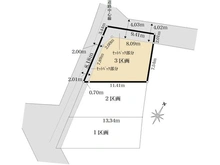 【神奈川県/相模原市南区上鶴間】相模原市南区上鶴間1丁目　新築戸建 3号棟／全3棟 区画図