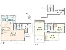 【東京都/町田市三輪町】町田市三輪町 新築戸建て 間取り図