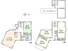 【神奈川県/横浜市南区永田北】南区永田北2丁目　中古戸建 間取り図